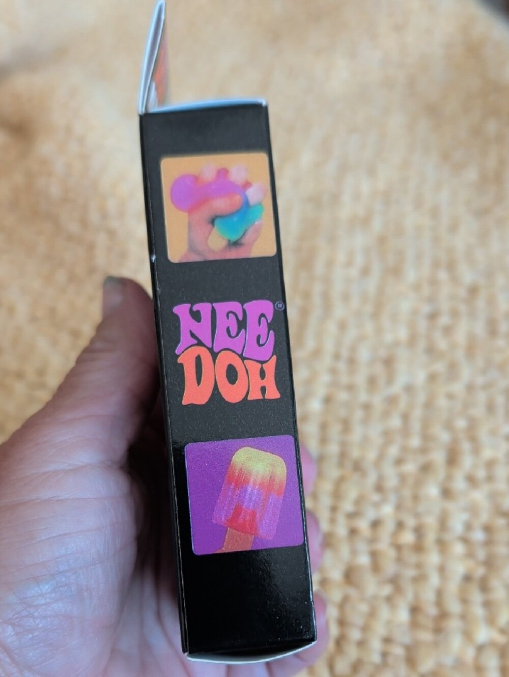 NeeDoh Nice-Sicle Super Solid Squish Toy - Purple - Picture 4 of 5